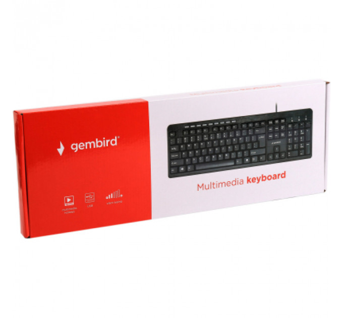 Клавіатура Gembird KB-UM-106-UA USB Black (KB-UM-106-UA)