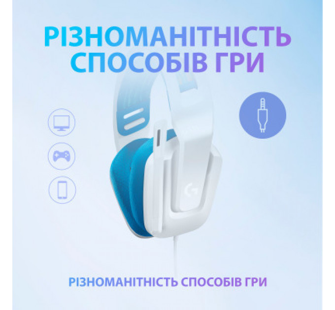 Навушники Logitech G335 Wired Gaming White (981-001018)