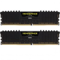 Модуль пам'яті для комп'ютера DDR4 32GB (2x16GB) 3200 MHz Vengeance LPX Black Corsair (CMK32GX4M2E3200C16)