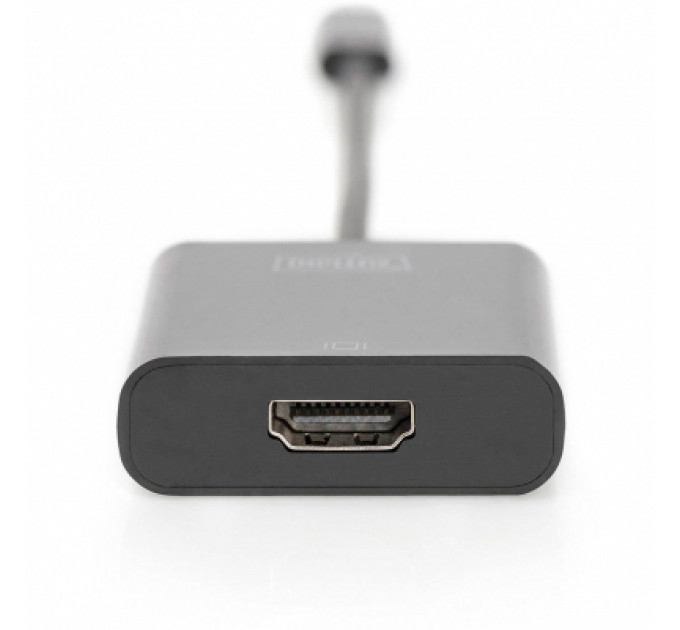 Перехідник USB-C to HDMI UHD 4K, M/F, 0.15 m Digitus (DA-70852)