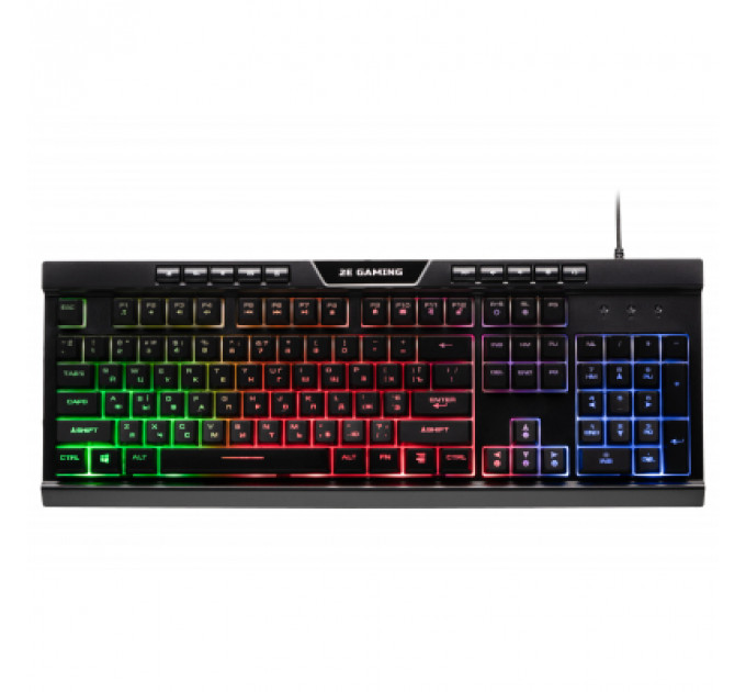 Клавіатура 2E GAMING KG300 LED USB Black (2E-KG300UB)