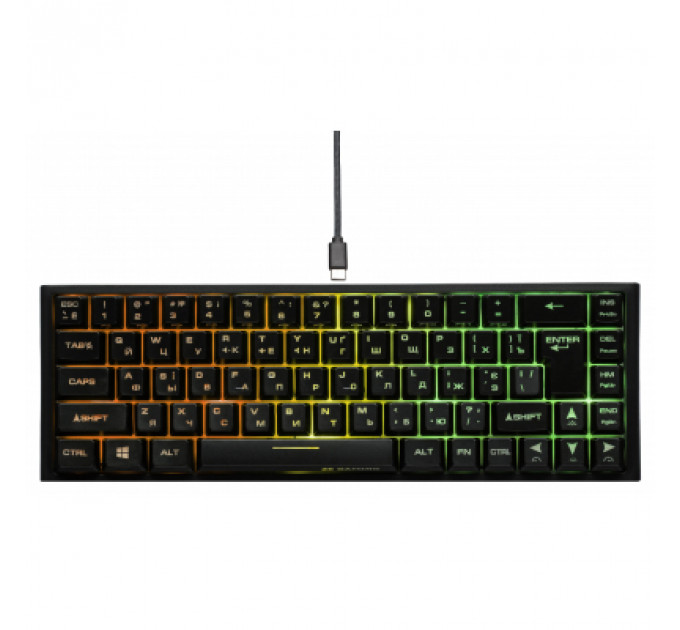 Клавіатура 2E GAMING KG360 RGB 68key Wireless Black (2E-KG360UBK)