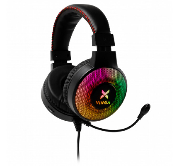 Навушники Vinga HSCU-100 Gaming LED Black (HSCU-100)