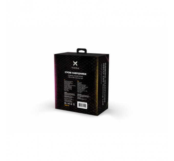 Навушники Vinga HSCU-160 Gaming LED Black (HSCU-160)