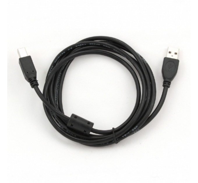 Кабель для принтера USB 2.0 AM/BM 3.0m ferrite Cablexpert (CCFB-USB2-AMBM-3M)