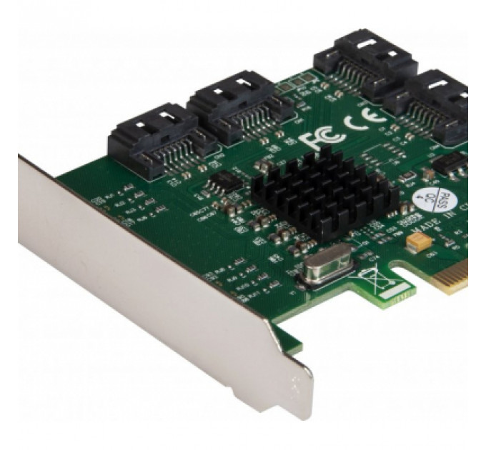Плата розширення Frime 88SE9215 4хSATA3 PCIe (ECF-PCIEto4SATAIII002)