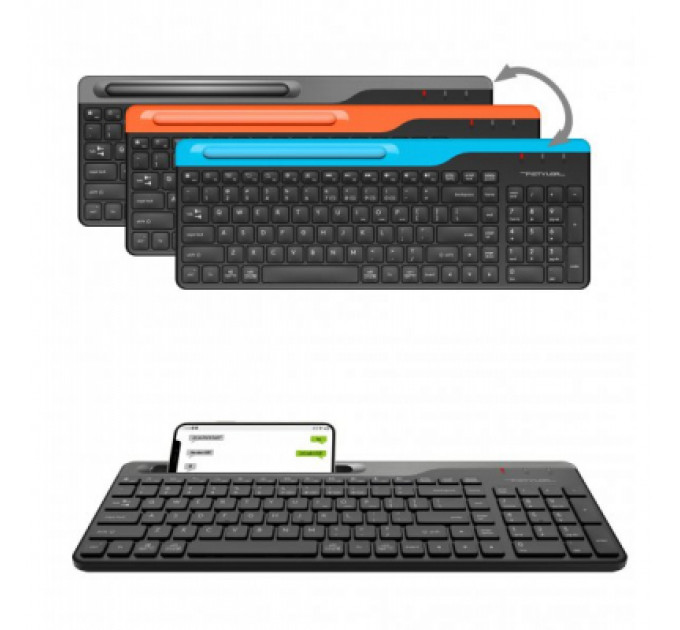 Клавіатура A4Tech FBK25 Wireless Black