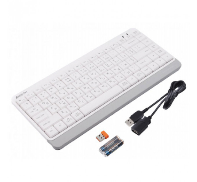 Клавіатура A4Tech FBK11 Wireless White