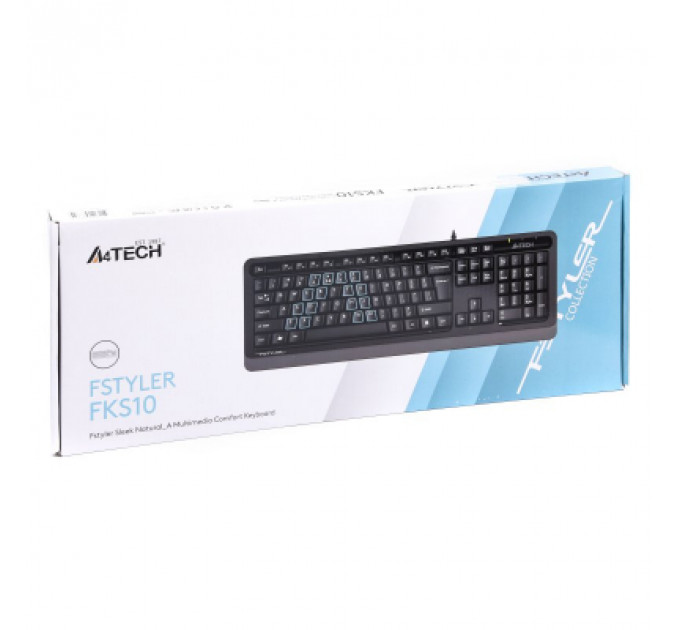 Клавіатура A4Tech FKS10 USB Grey