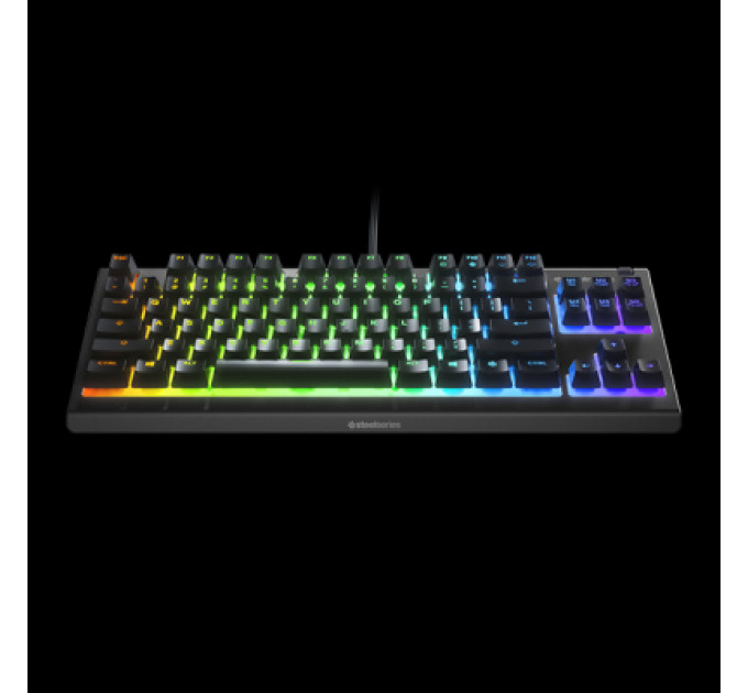 Клавіатура SteelSeries Apex 3 TKL UA USB Black (SS64831)