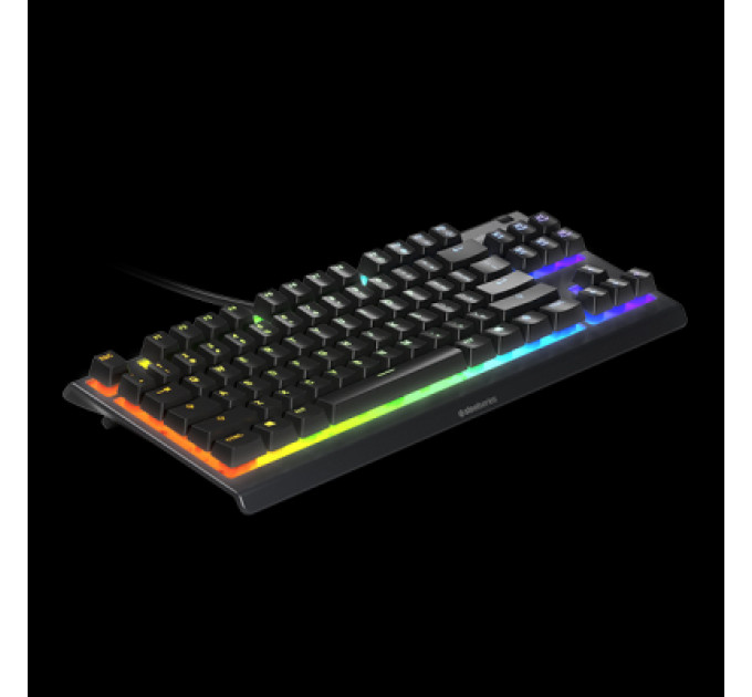 Клавіатура SteelSeries Apex 3 TKL UA USB Black (SS64831)
