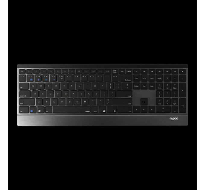 Клавіатура Rapoo E9500M Wireless Black (E9500M Black)