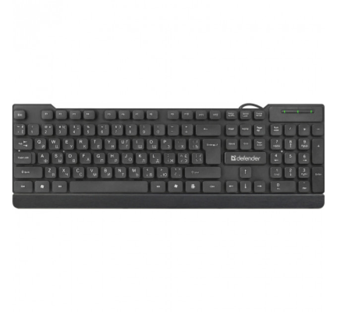 Клавіатура Defender Element HB-190 UKR USB Black (45192)