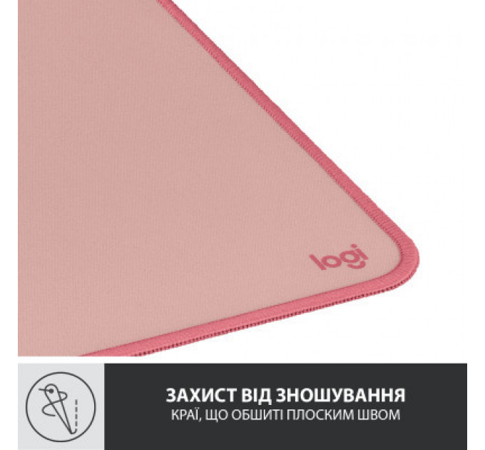 Килимок для мишки Logitech Desk Mat Studio Series Darker Rose (956-000053)