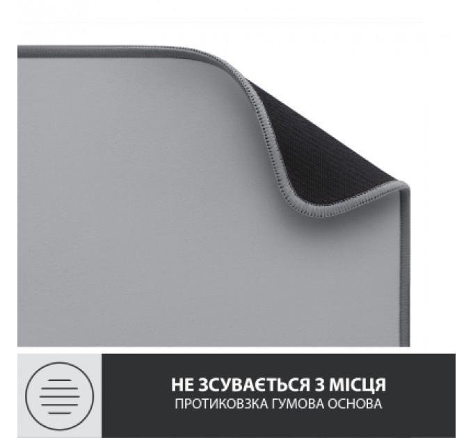 Килимок для мишки Logitech Desk Mat Studio Series Mid Grey (956-000052)