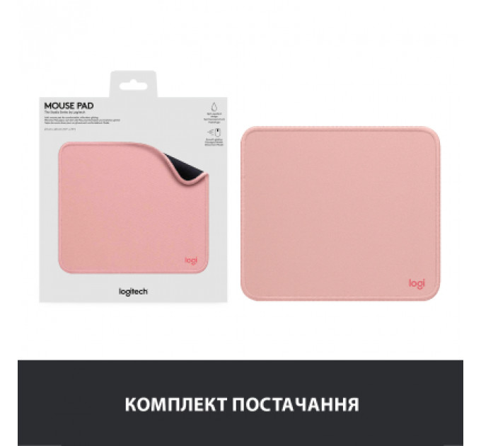 Килимок для мишки Logitech Mouse Pad Studio Series Darker Rose (956-000050)
