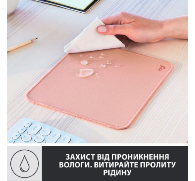 Килимок для мишки Logitech Mouse Pad Studio Series Darker Rose (956-000050)