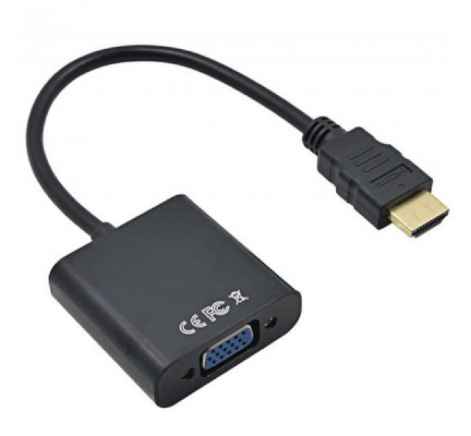 Перехідник HDMI M to VGA F (без додаткових кабелей) ST-Lab (U-990 Pro BTC)