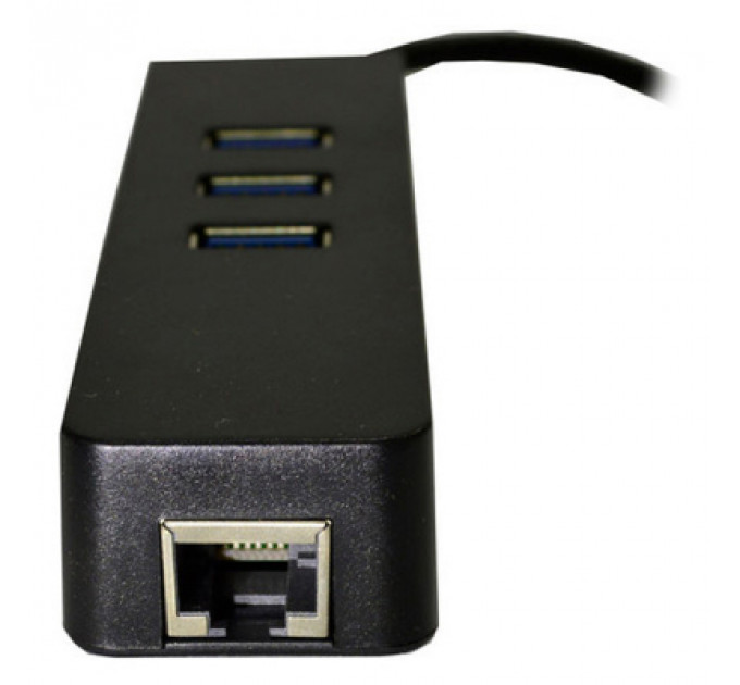 Перехідник Dynamode USB 3.1 Type-C - RJ45 Gigabit Lan, 3*USB 3.0 (USB3.1-TypeC-RJ45-HUB3)