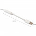 Перехідник Lapara USB Type-C Male - Audio AUX mini jack 3,5 mm Female (LA-Type-C-Audio-3.5mm white)