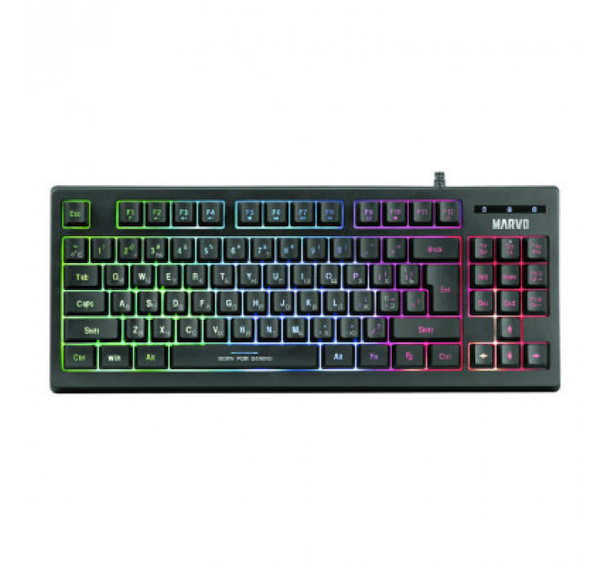 Клавіатура Marvo K607 3 colors-LED USB (K607)