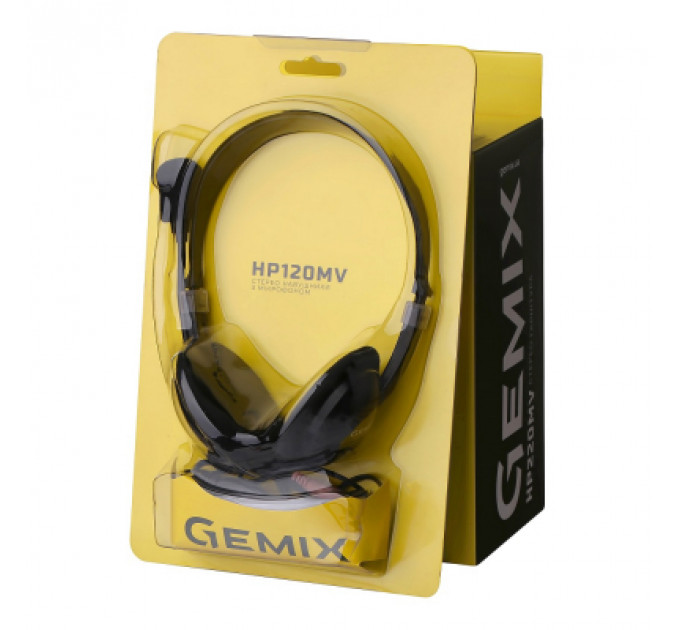 Навушники Gemix HP-120MV Black (HP-120MV)