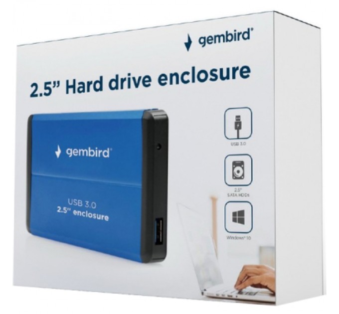 Кишеня зовнішня Gembird 2.5", USB3.0 (EE2-U3S-2-B)
