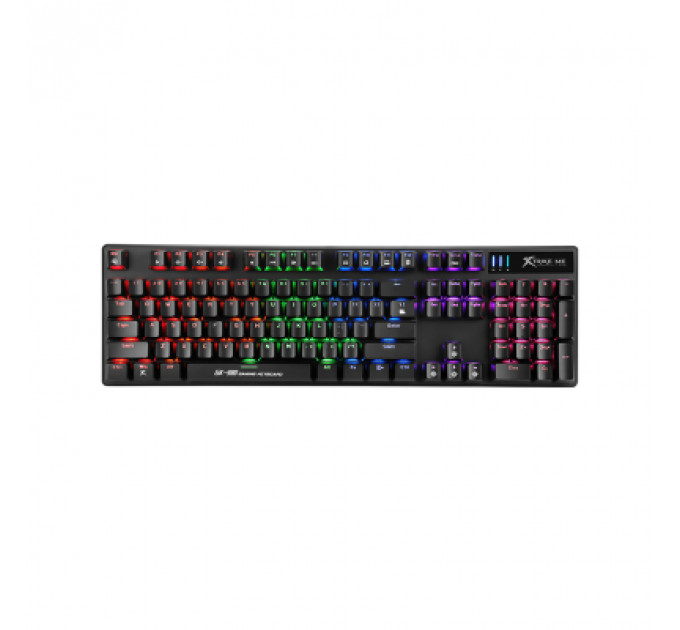 Клавіатура Xtrike ME GK-980 6 colors-LED Mechanical Red Switch USB Black (GK-980)