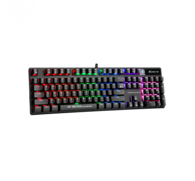 Клавіатура Xtrike ME GK-980 6 colors-LED Mechanical Red Switch USB Black (GK-980)