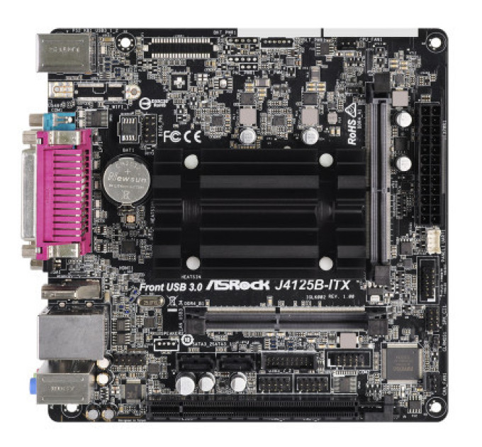 ASRock Материнська плата ASRock J4125B-ITX