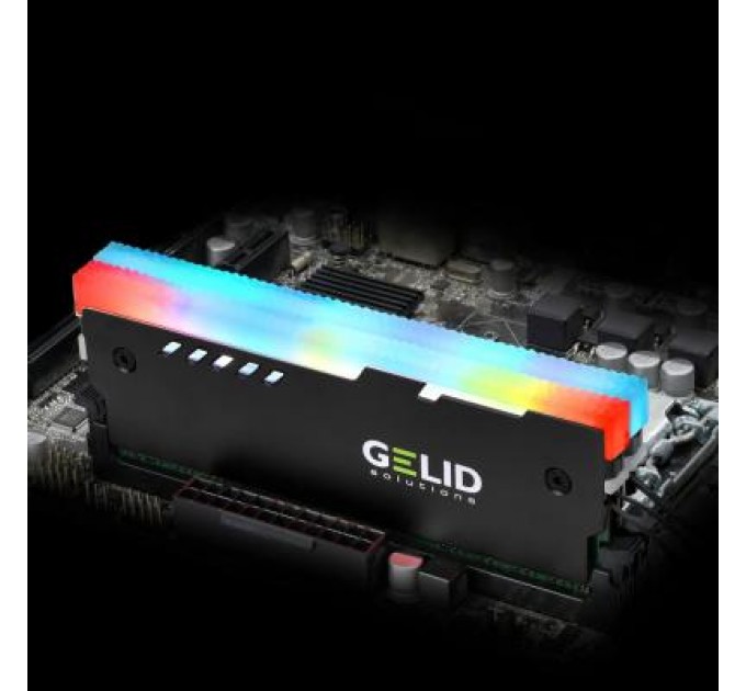 Охолодження для пам'яті Gelid Solutions Lumen RGB RAM Memory Cooling Black (GZ-RGB-01)