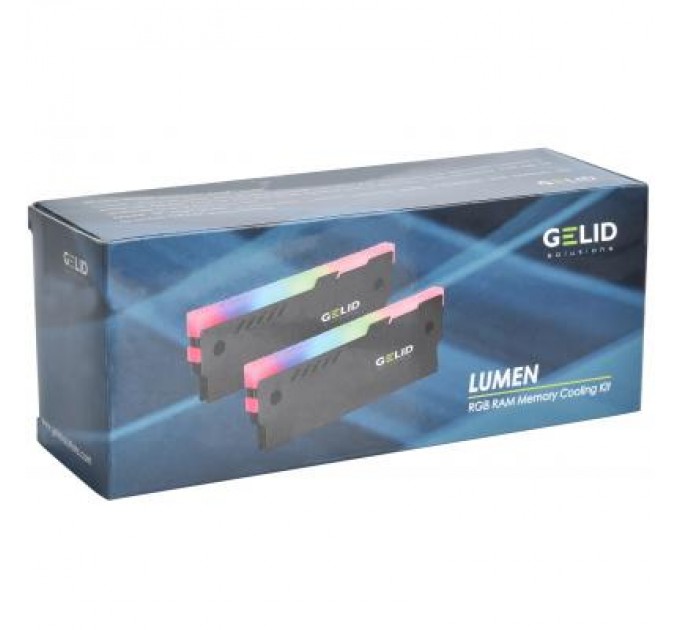 Охолодження для пам'яті Gelid Solutions Lumen RGB RAM Memory Cooling Black (GZ-RGB-01)