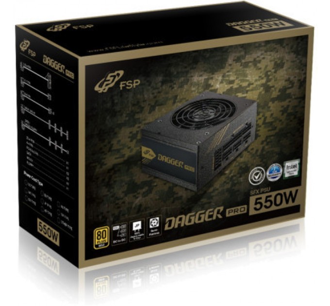 FSP Блок живлення FSP 550W SFX DAGGER PRO (SDA2-550)