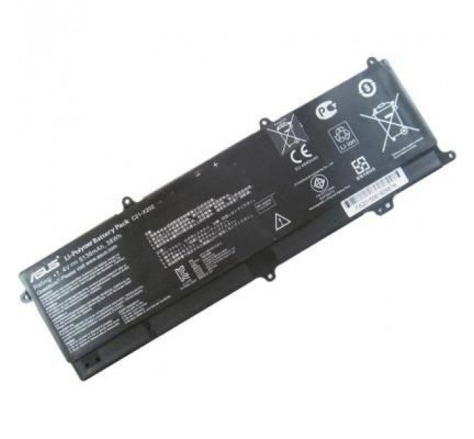 Акумулятор до ноутбука ASUS C21-X202 5136mAh (38Wh) 4cell 7.4V Li-ion (A41886)