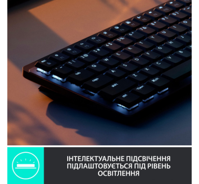 Клавіатура Logitech MX Mechanical Mini Minimalist UA Graphite (920-010780)