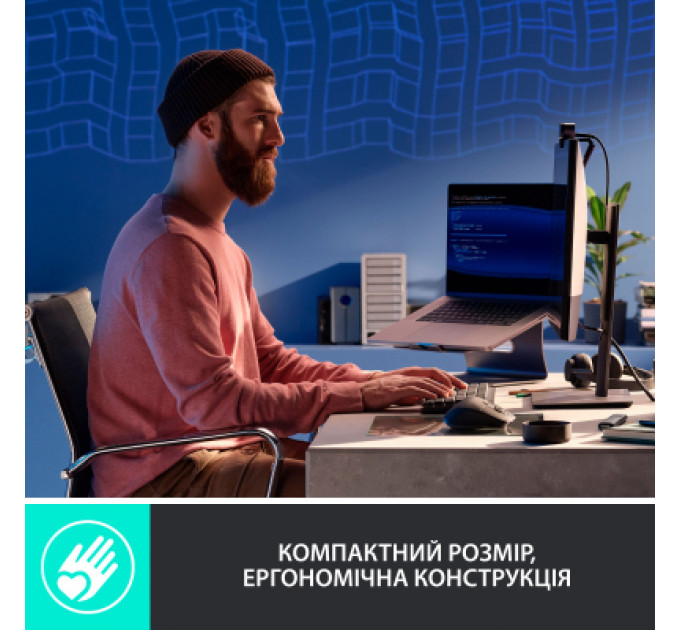 Клавіатура Logitech MX Mechanical Mini Minimalist UA Graphite (920-010780)