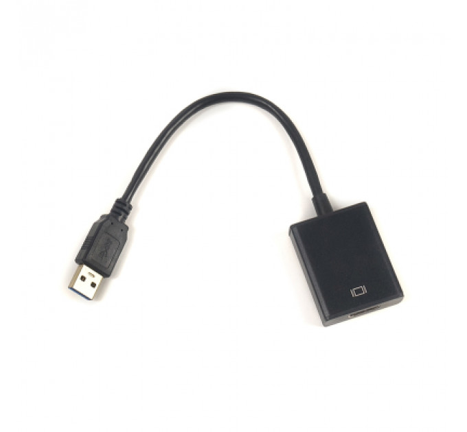 Перехідник USB 3.0 M to HDMI female PowerPlant (CA910373)