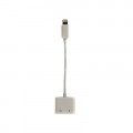 Перехідник Lightning 2in1, Audio 3.5mм to Lightning PowerPlant (CA910427)