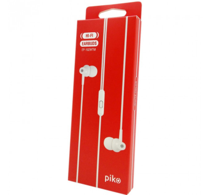 Навушники Piko EP-102WTM White (1283126477782)
