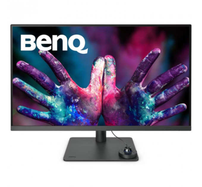 Монітор BenQ PD2705U Dark Grey (9H.LKDLA.TBE)