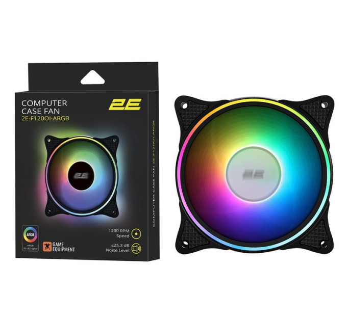 2E Кулер до корпусу 2E 2E-F120OI-ARGB