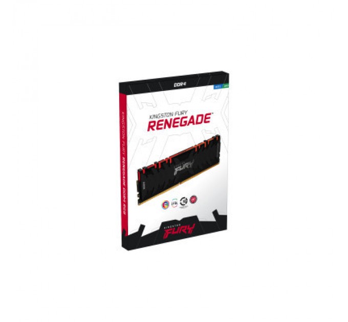 Kingston Fury (ex.HyperX) Модуль пам'яті для комп'ютера DDR4 16GB (2x8GB) 3600 MHz Fury Renegade RGB Kingston Fury (ex.HyperX) (KF436C16RBAK2/16)
