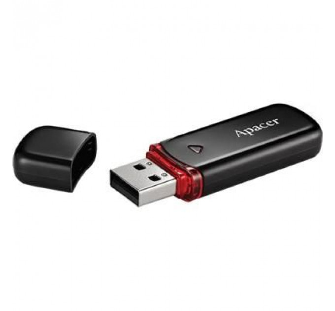 USB флеш накопичувач Apacer 32GB AH333 black USB 2.0 (AP32GAH333B-1)