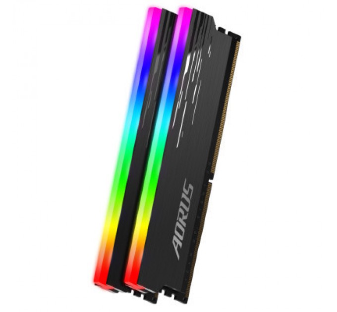 GIGABYTE Модуль пам'яті для комп'ютера DDR4 16GB (2x8GB) 3733 MHz AORUS RGB Fusion 2.0 Memory boost GIGABYTE (GP-ARS16G37D)