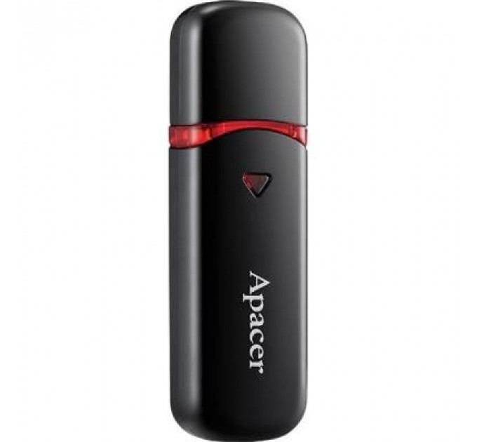 USB флеш накопичувач Apacer 64GB AH333 black USB 2.0 (AP64GAH333B-1)