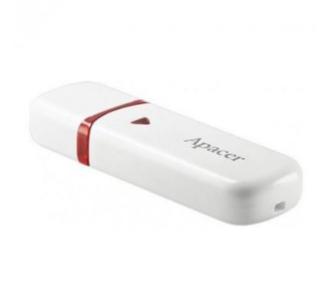 USB флеш накопичувач Apacer 64GB AH333 white USB 2.0 (AP64GAH333W-1)