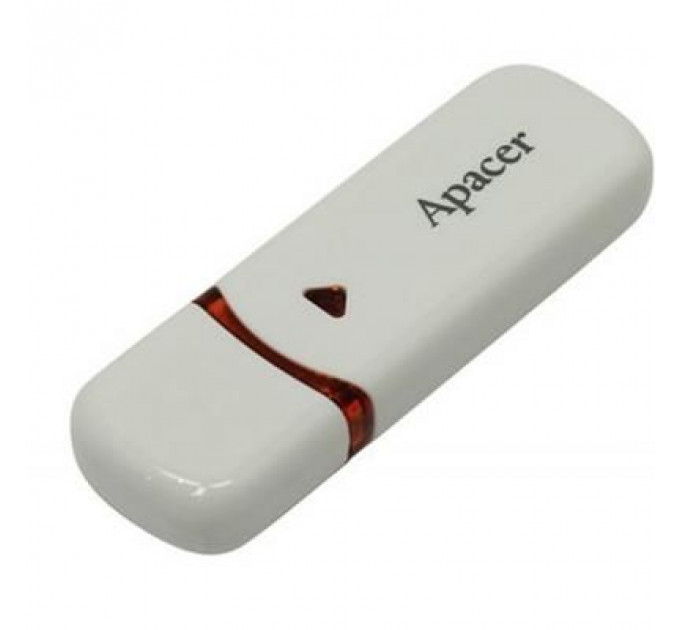 USB флеш накопичувач Apacer 64GB AH333 white USB 2.0 (AP64GAH333W-1)