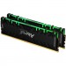 Kingston Fury (ex.HyperX) Модуль пам'яті для комп'ютера DDR4 16GB (2x8GB) 4266 MHz Renegade RGB Black Kingston Fury (ex.HyperX) (KF442C19RBAK2/16)
