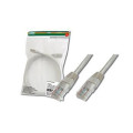 Digitus Патч-корд 1.5м, UTP, cat.5e, CU, grey Digitus (DK-1511-015)