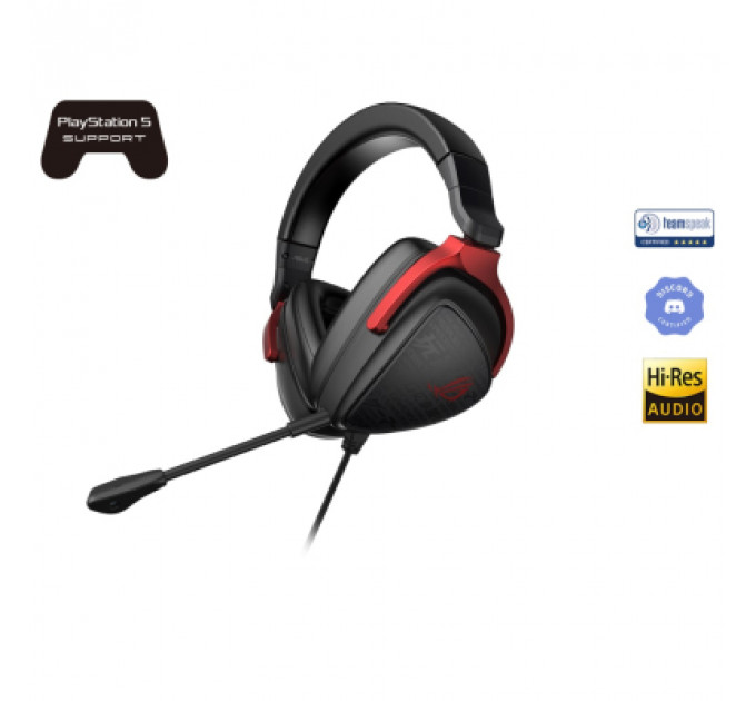 Навушники ASUS ROG Delta S Core 3,5мм Black/Red (90YH03JC-B1UA00)